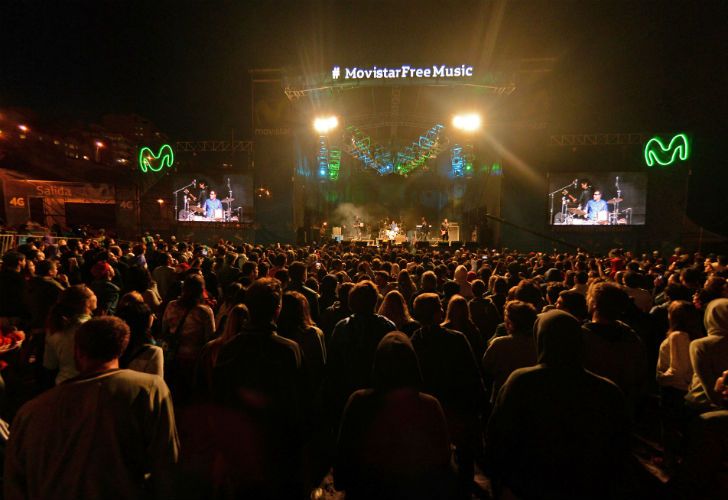 El Movistar Free Music reunió a 10 mil personas en Mar del Plata