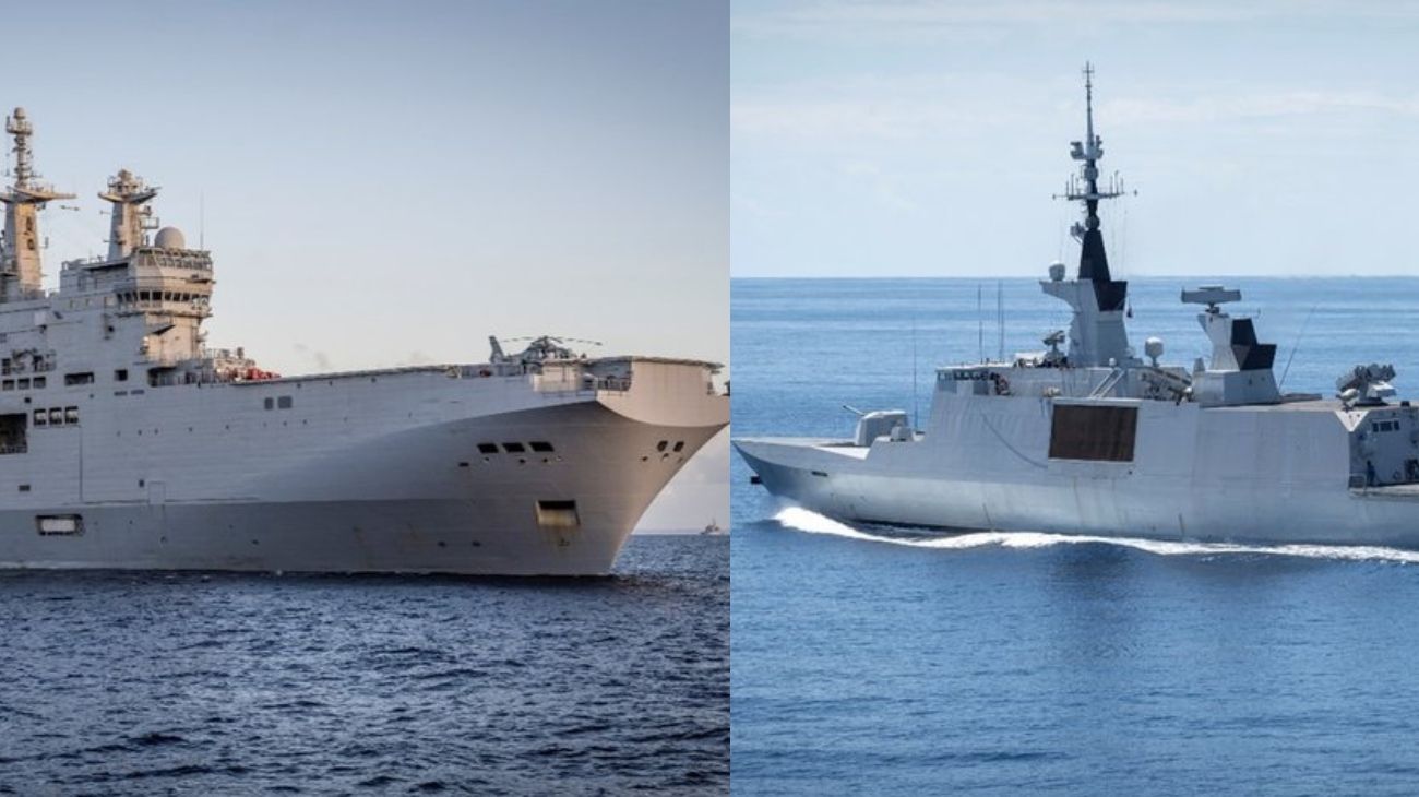 Cómo son y a qué vinieron los dos buques de guerra franceses que llegaron a Argentina