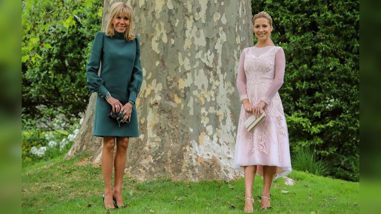 Fabiola Yañez y Brigitte Macron almorzaron juntas: hablaron de educación y bullying