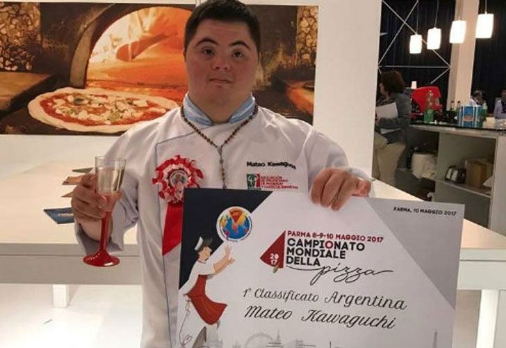 Tiene Síndrome de Down y triunfó en el Campeonato Mundial de Pizza