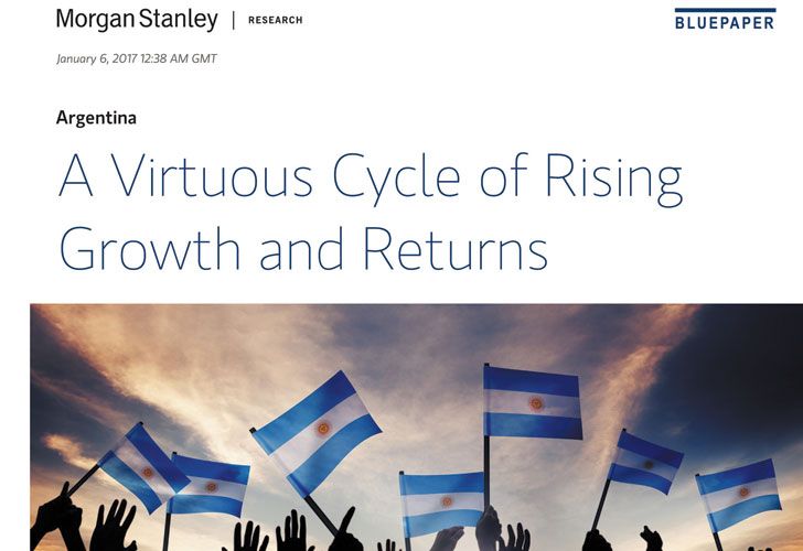 Dujovne tiene banca: ahora Morgan Stanley celebra un “círculo virtuoso”