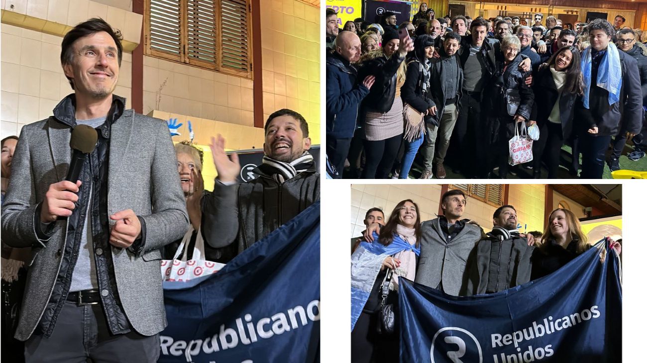 García Moritán inauguró su búnker de campaña en la casa que fue de los padres de Maradona