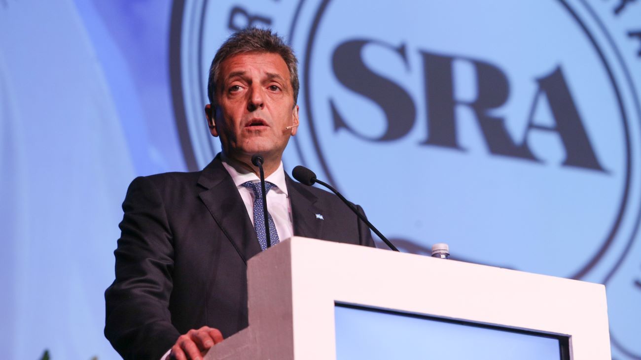 Sergio Massa: "Desde septiembre ninguna economía regional pagará retenciones"