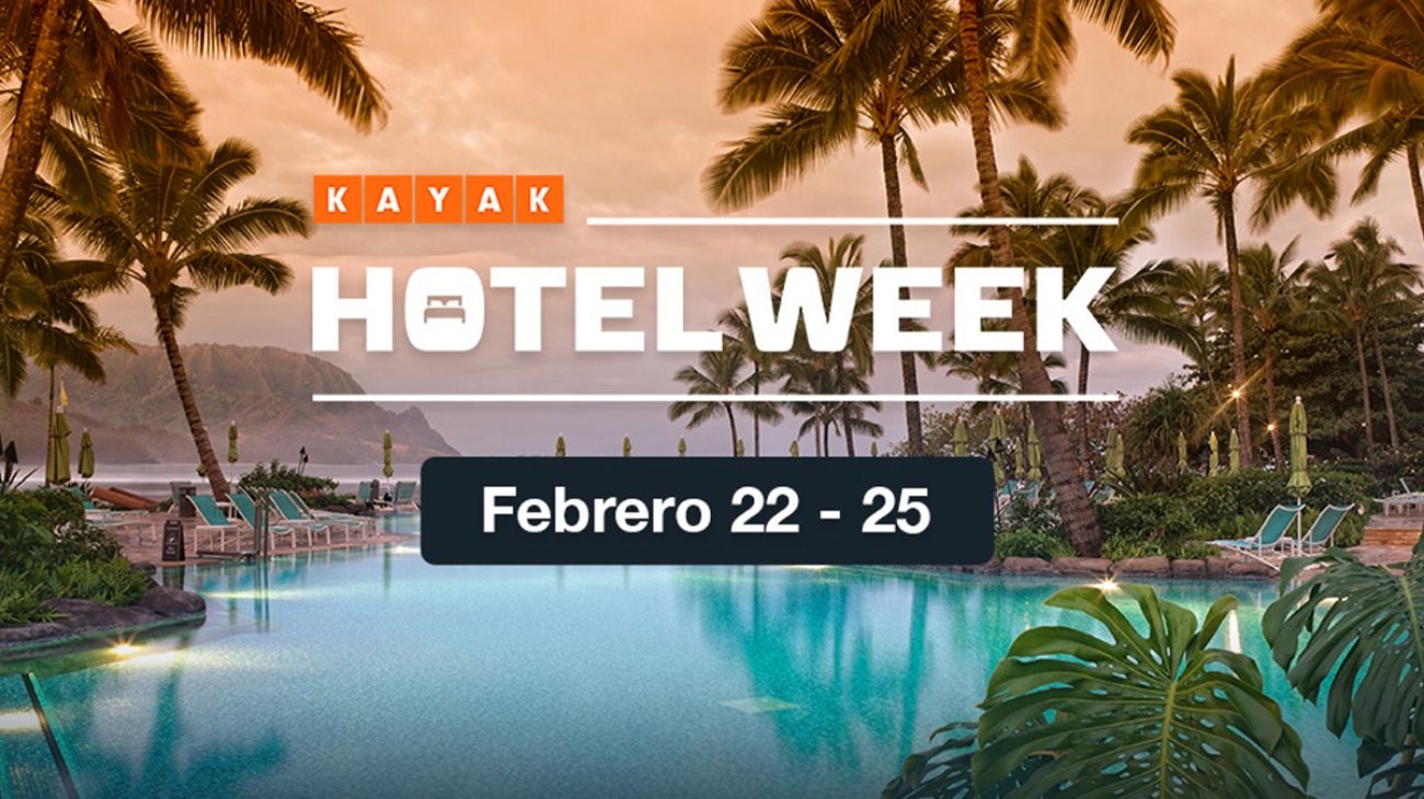 KAYAK lanza “Hotel Week”, su evento de ofertas en hoteles de Argentina y el extranjero
