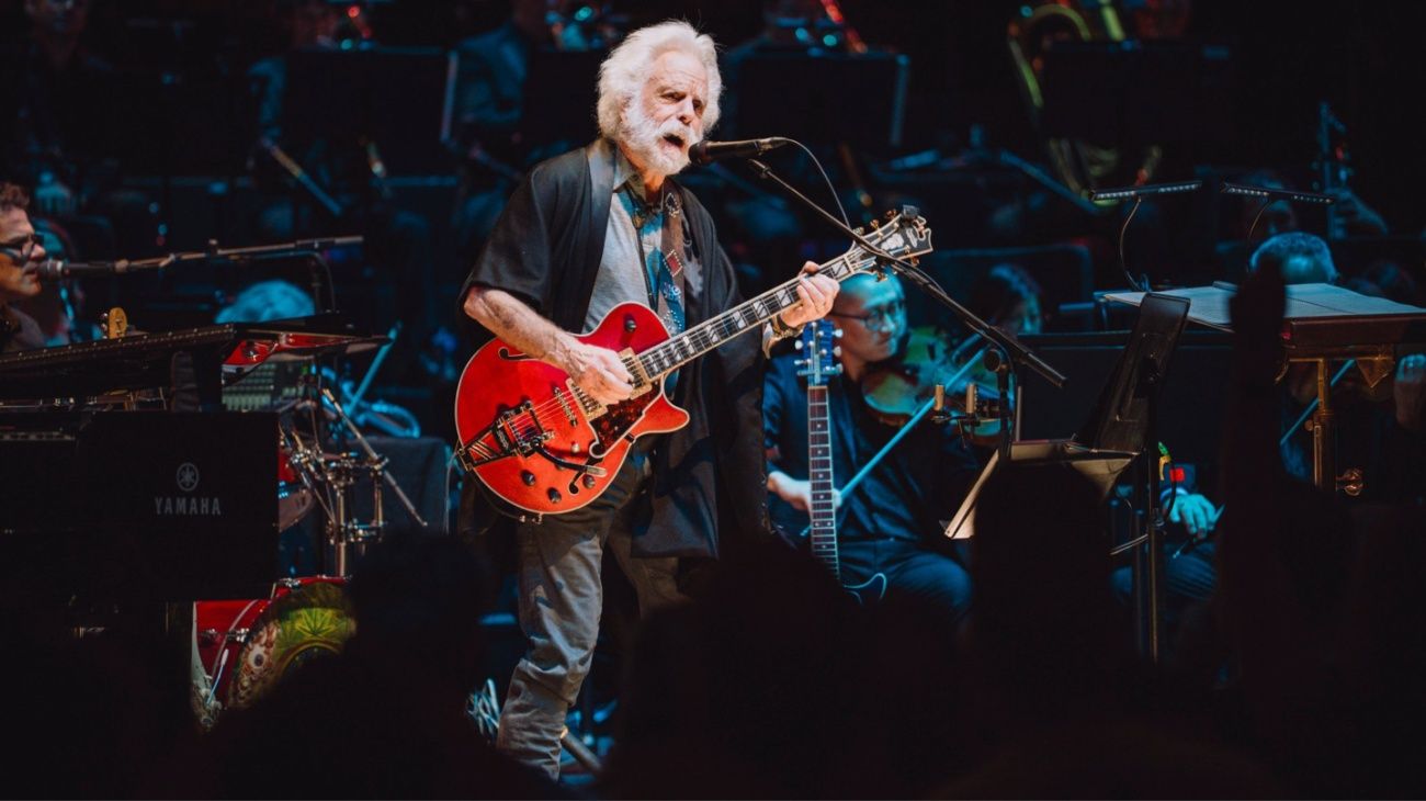 Falleció Bob Weir, fundador y guitarrista de la mítica banda Grateful Dead