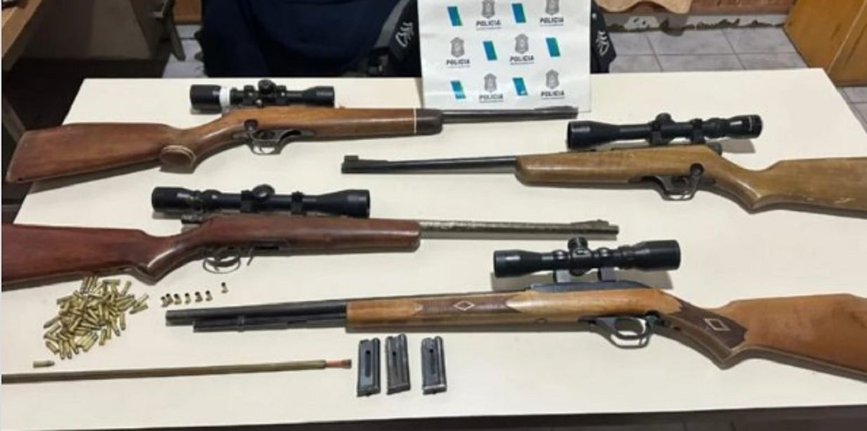 Detienen a 4 cazadores con liebres y vizcachas en pleno casco urbano de Coronel Suárez