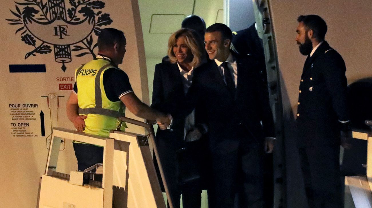La fallida bienvenida de Gabriela Michetti a Macron: "Pasó algo raro"