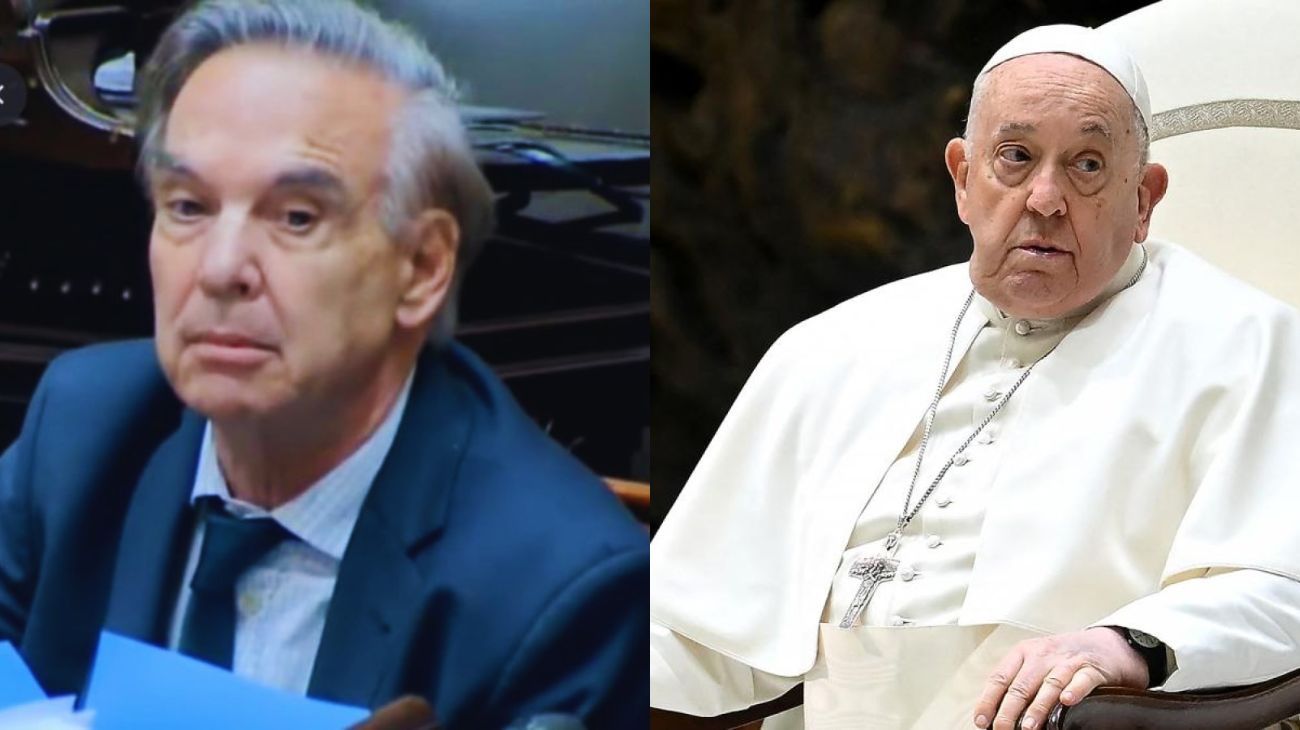 Pichetto, lapidario con el papa Francisco: “Le hace un daño increíble a la Argentina”