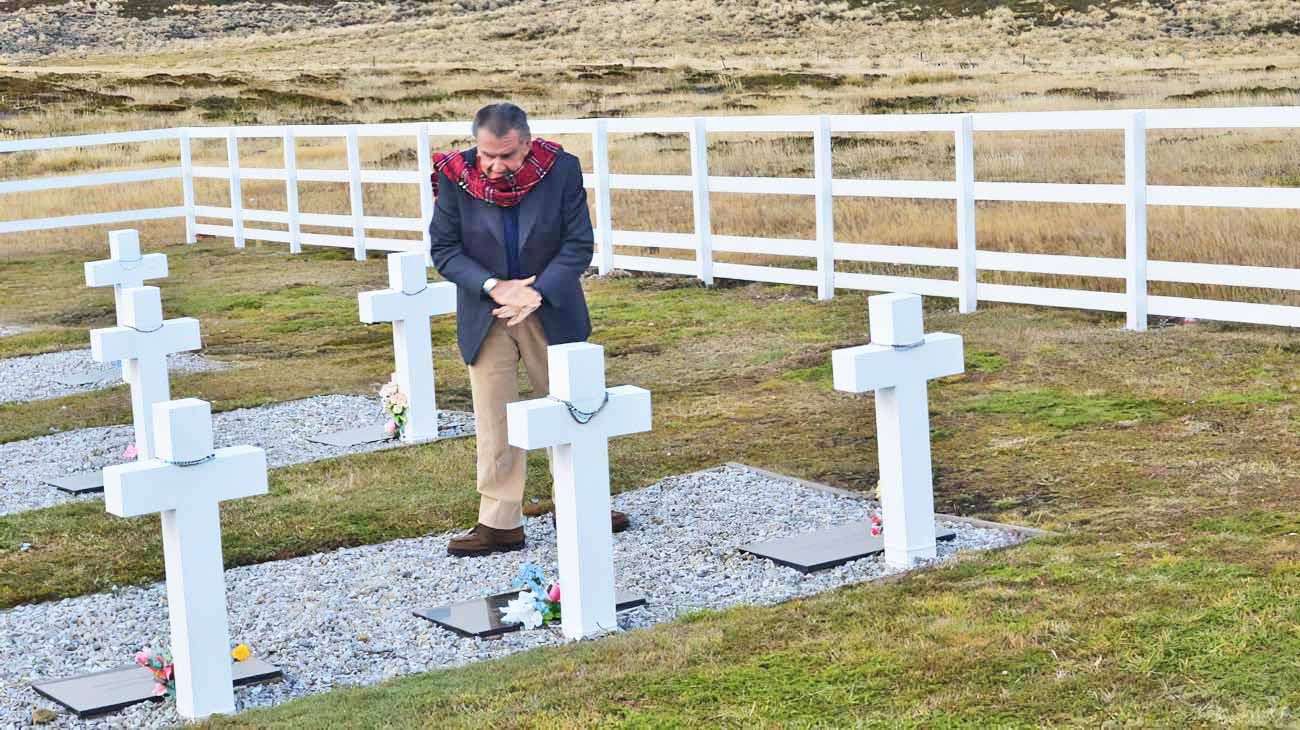 Eurnekian: "Quiero ser enterrado en Malvinas"