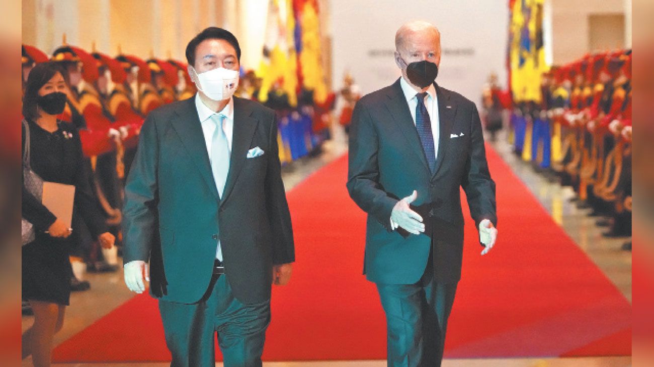 Biden en Seúl advierte de la “amenaza” que representa Pyongyang