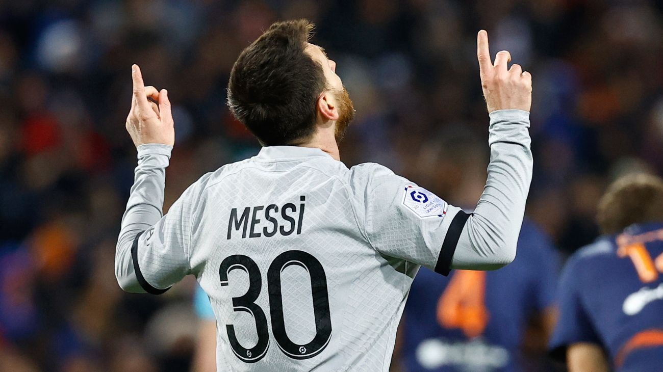 Messi, el héroe de la victoria del PSG ante el Montpelellier