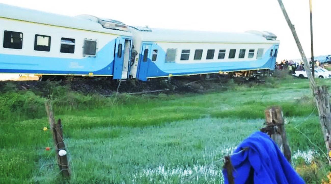 Descarriló un tren en Olavarría que viajaba de Buenos Aires a Bahía Blanca