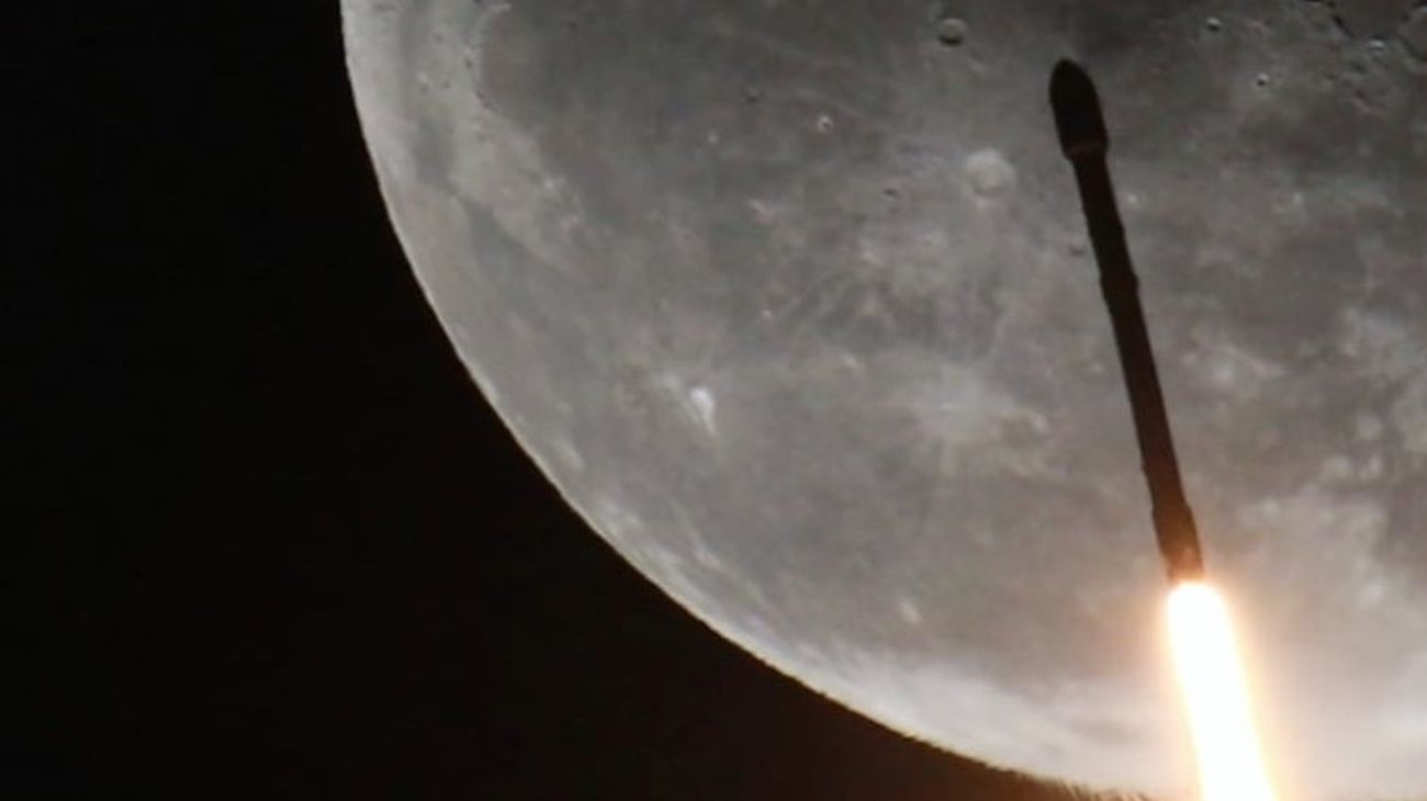 Los detalles sobre el cohete de SpaceX que chocará contra la Luna a principios de marzo