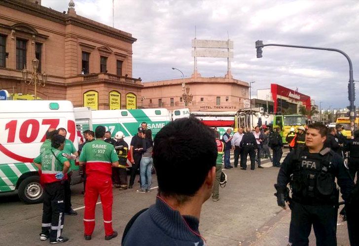 Fuego y heridos en el Subte porteño
