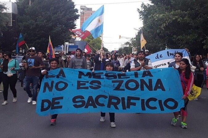 Chubut: el movimiento "No a la mina" denuncia ataques y persecución policial arbitraria