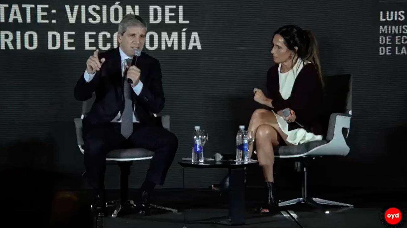 Luis Caputo criticó duramente al Congreso: “Quiere que al país le vaya mal"