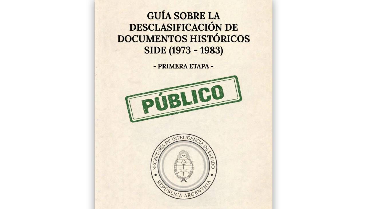La SIDE desclasifica documentos de la dictadura: qué archivos ya se pueden consultar