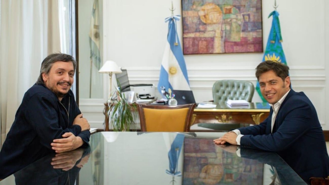 Máximo Kirchner respaldó la postura de Axel Kicillof con la deuda bonaerense