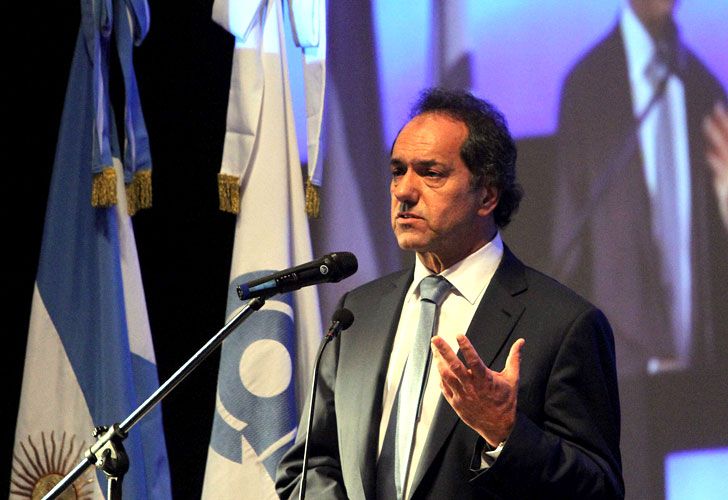 Daniel Scioli: "Ahora todos hablan de unidad, tolerancia y consenso, pero yo soy el original"