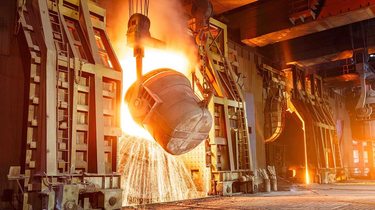 En un año la producción de acero creció un 223%