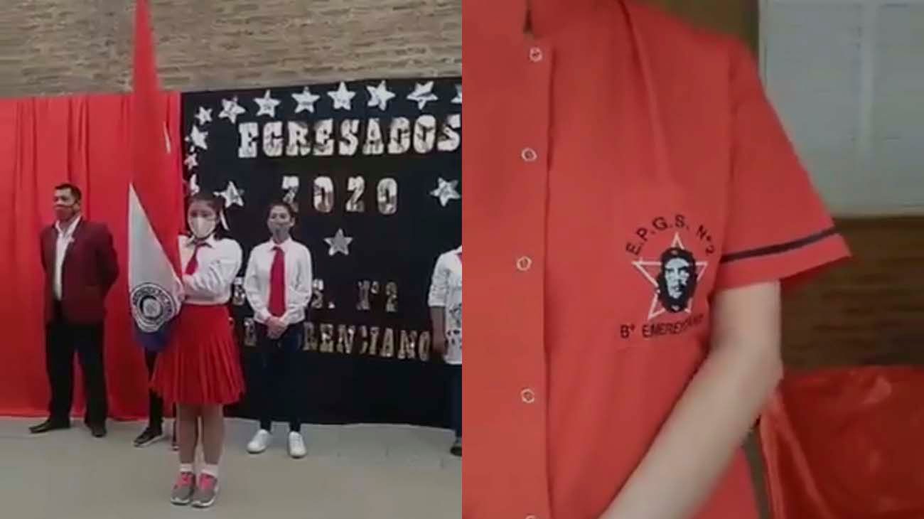 Una escuela de Chaco cerró el año con un homenaje al "Che" Guevara