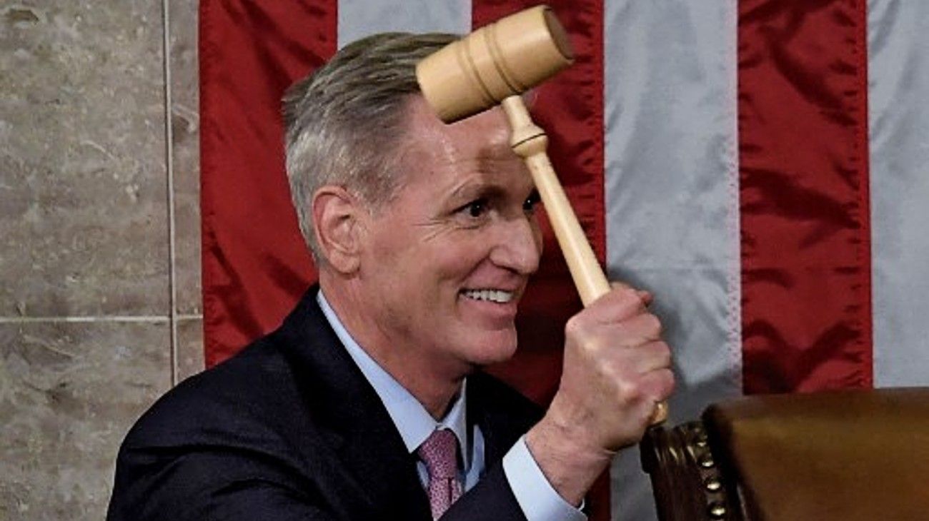 El republicano Kevin McCarthy fue elegido como presidente de la Cámara de Representantes