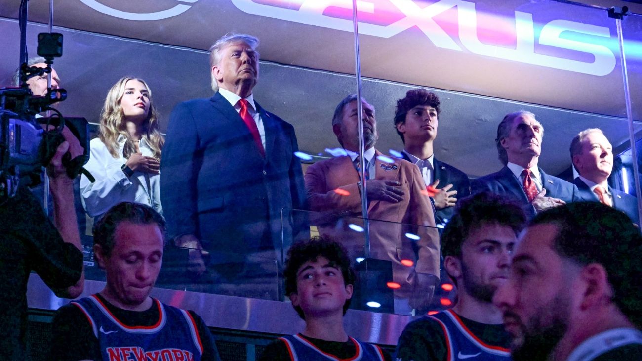 Donald Trump fue abucheado durante la tercera final de la NBA en New York