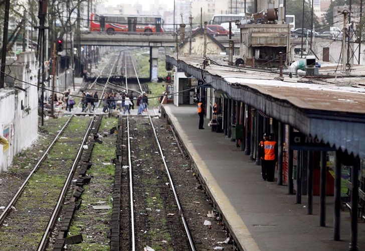 No salen los trenes del Sarmiento