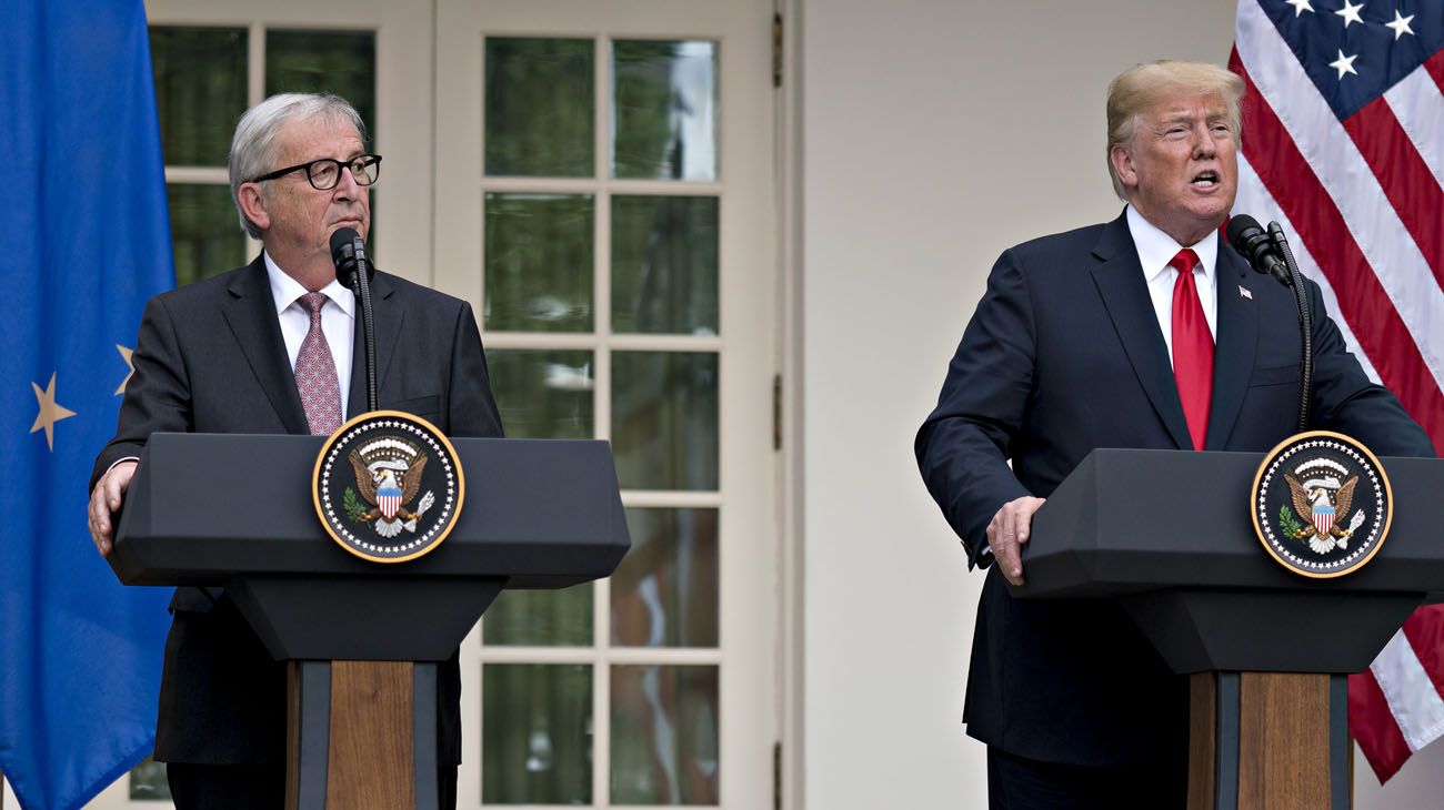 Hay alivio en la UE tras el acuerdo entre Juncker y Trump