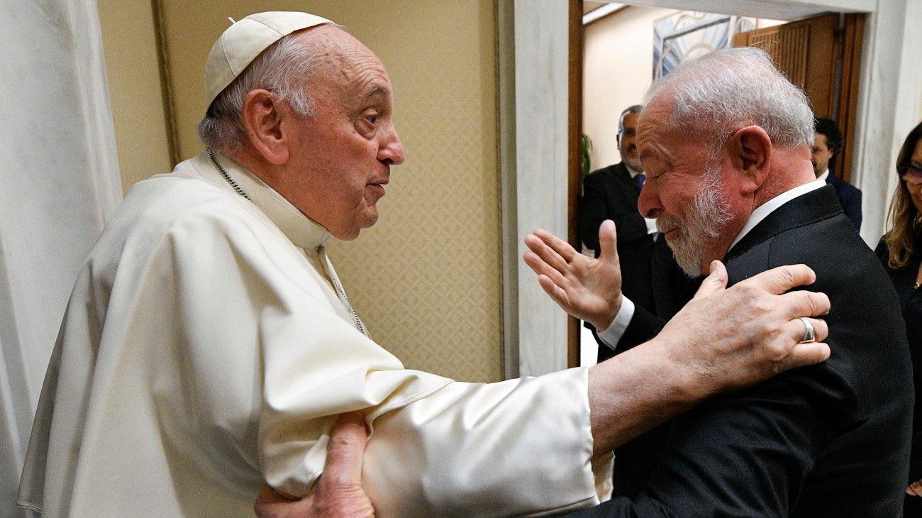Lula se encontrará con el Papa Francisco en el G7, pero no con Javier Milei