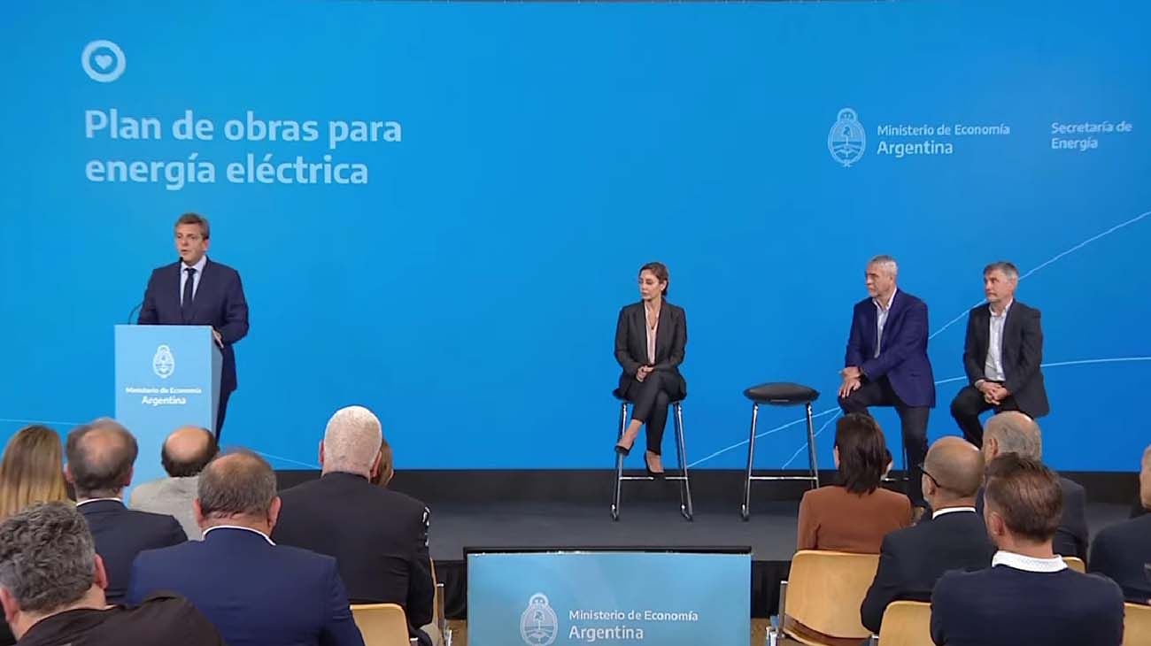 Sergio Massa presentó el nuevo plan de obras de 180 días para Edesur