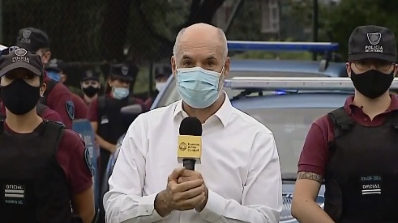 Larreta: "Dependemos de que el Gobierno nacional nos siga brindando vacunas"