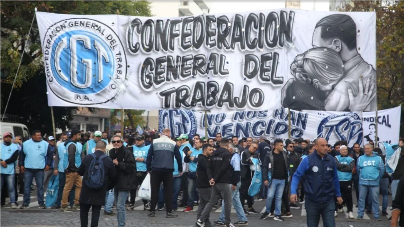 Acto día del Trabajador: la CGT ratificó el paro general del 9 de mayo