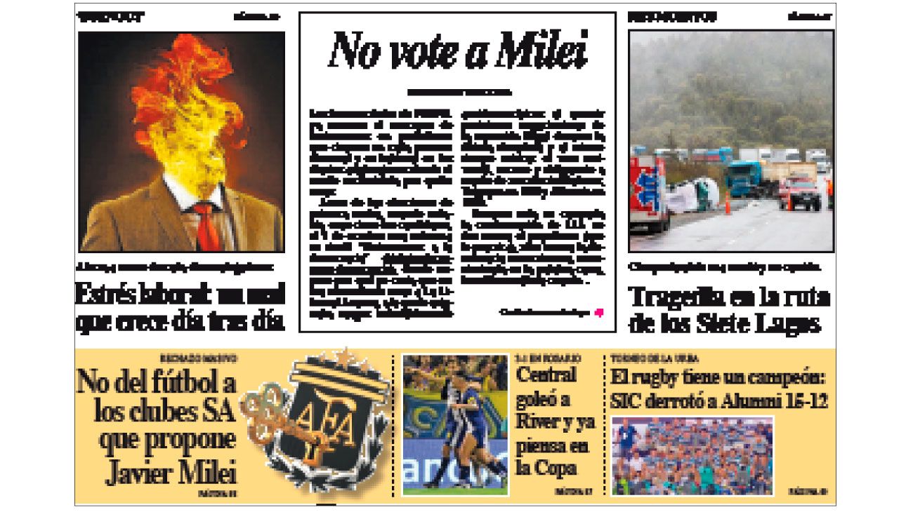 Acerca de la opción pública del periodismo ante una elección