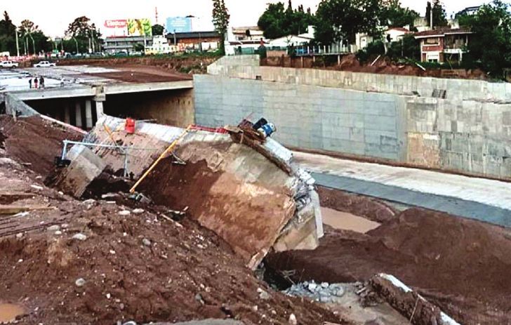 Vocal pide informes por derrumbe en las obras de la Circunvalación