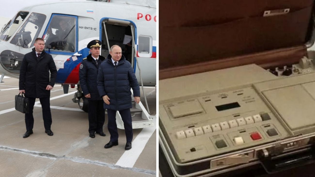Vladimir Putin no se separa de su "maletín nuclear", con el que puede desatar la III Guerra Mundial