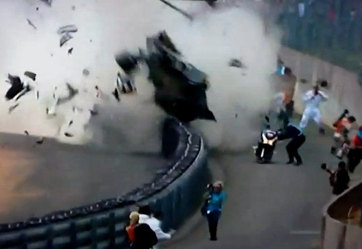 Brutal accidente en las 24 horas de Le Mans