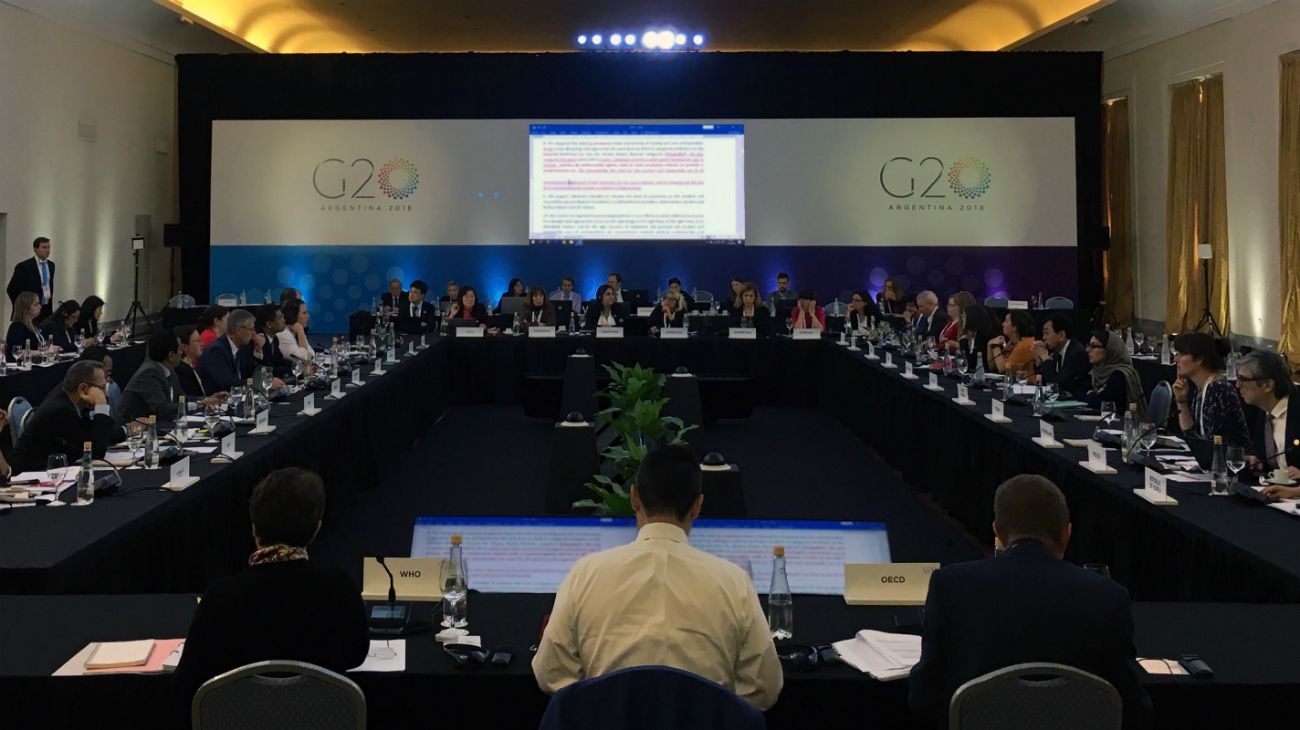 Cumbre de Salud del G20 debate hoy sobre malnutrición y resistencia antimicrobiana