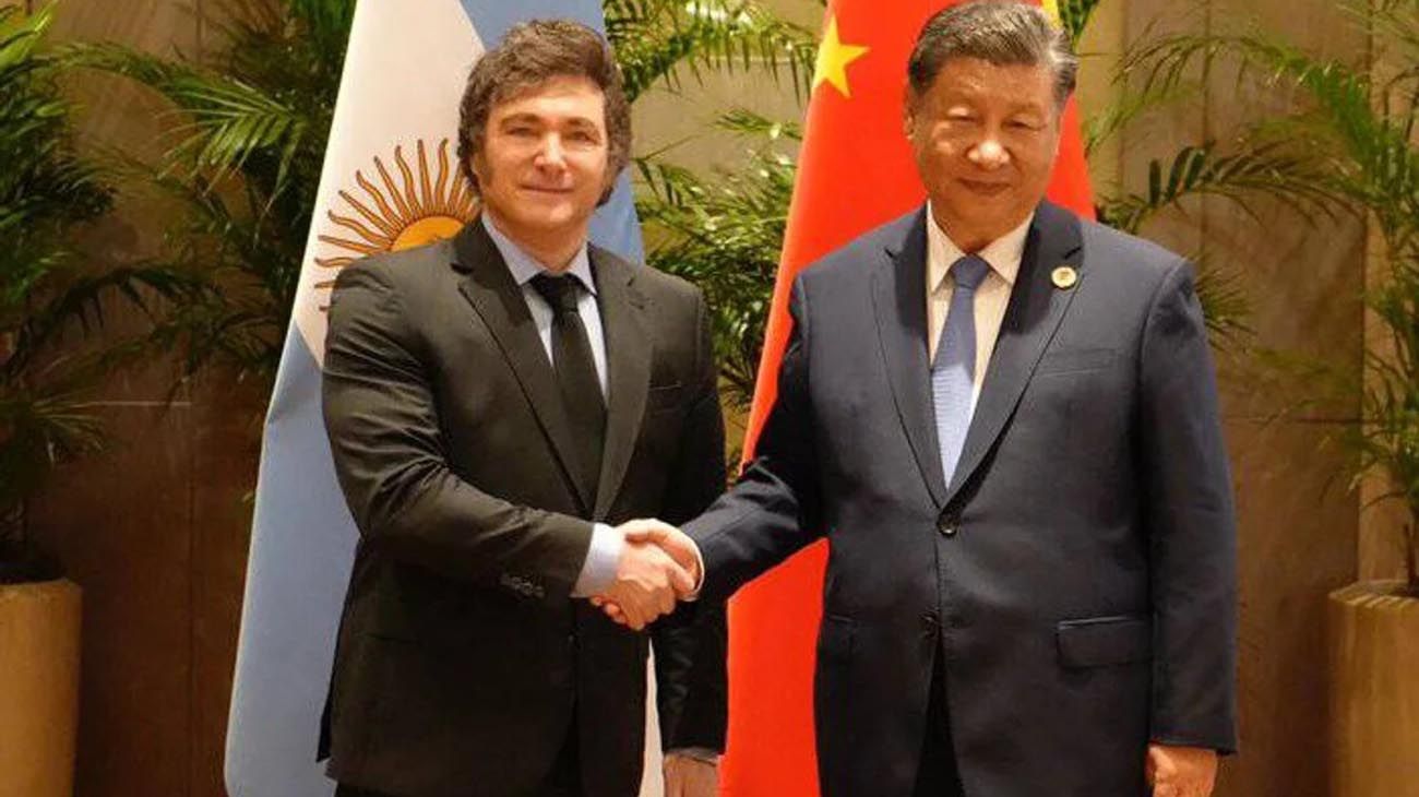 Javier Milei se reunió con el presidente chino Xi Jinping al margen de la cumbre del G20 de Brasil