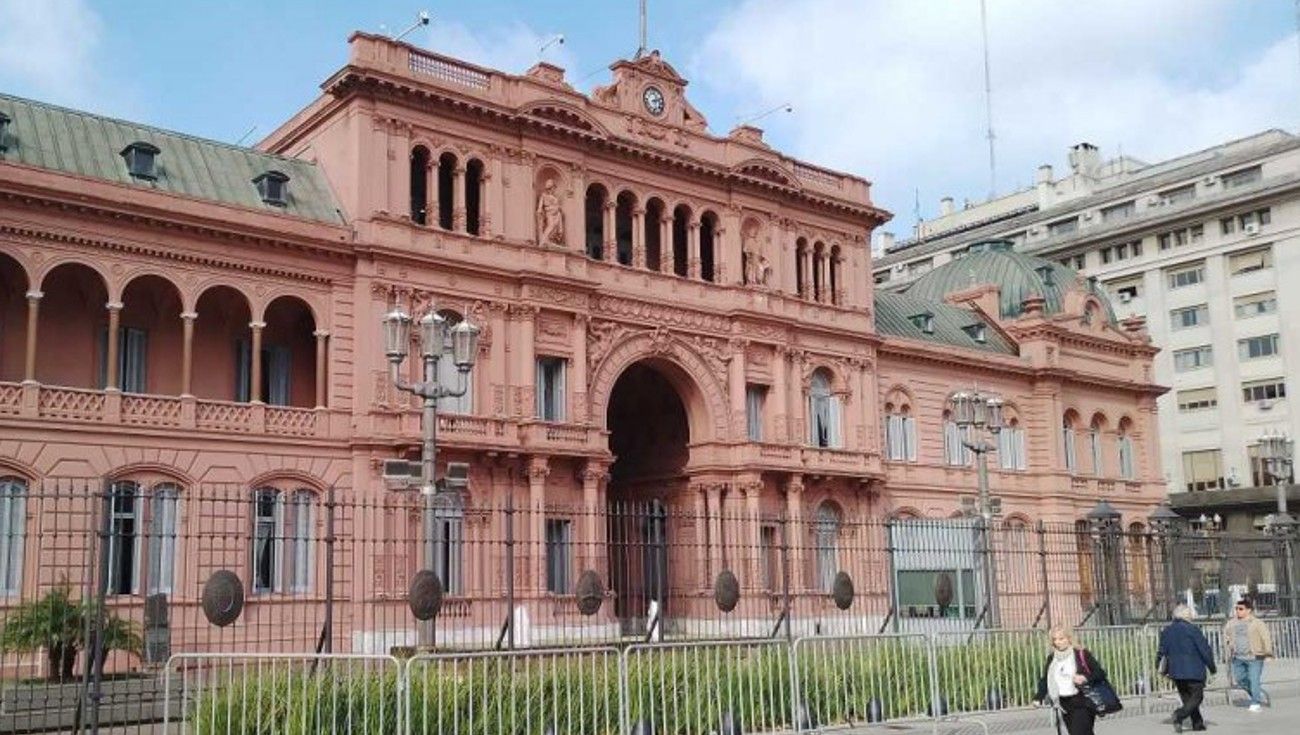 La Casa Rosada: tres en una