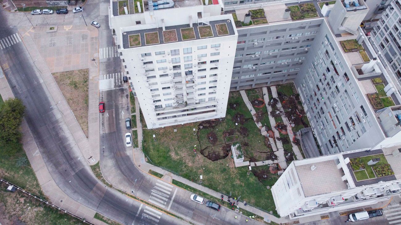 Derrumbe en Parque Patricios: cómo fue el momento en el que colapsó la estructura