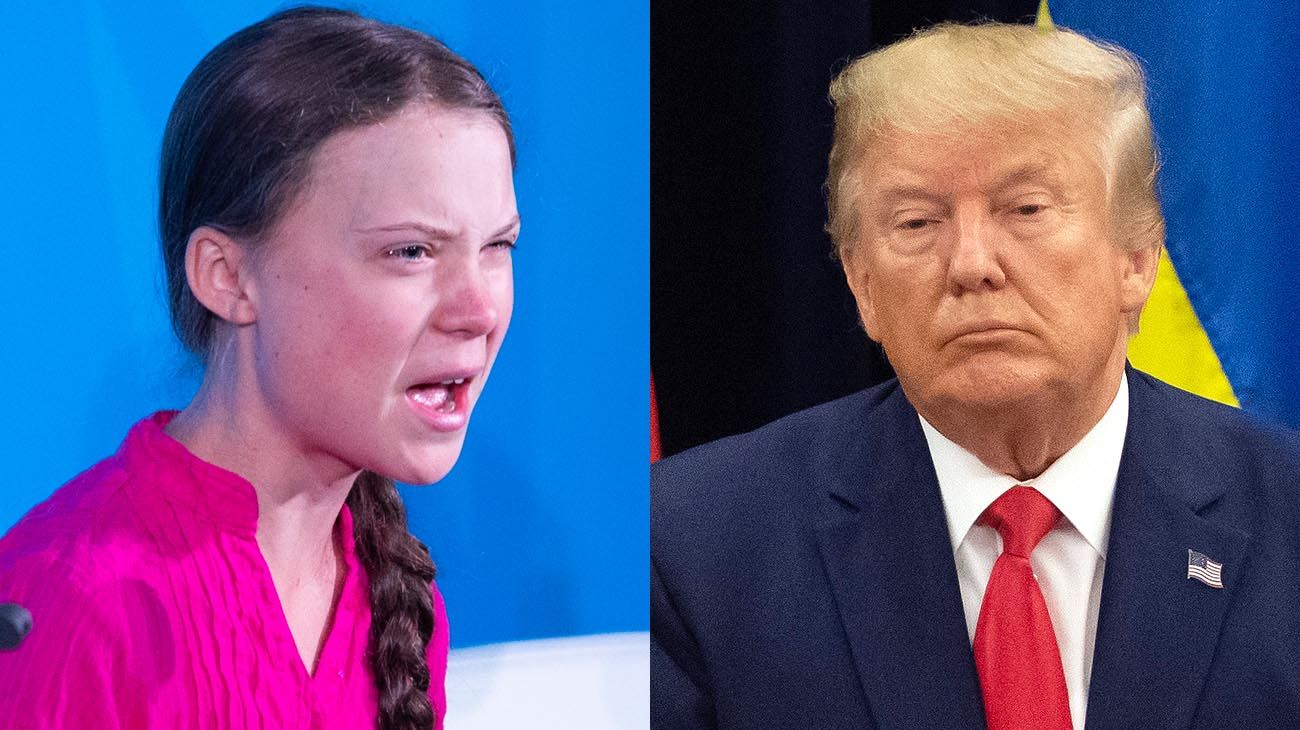 El desubicado tuit de Trump: mandó a Greta a que vaya al cine con un amigo y se "relaje"