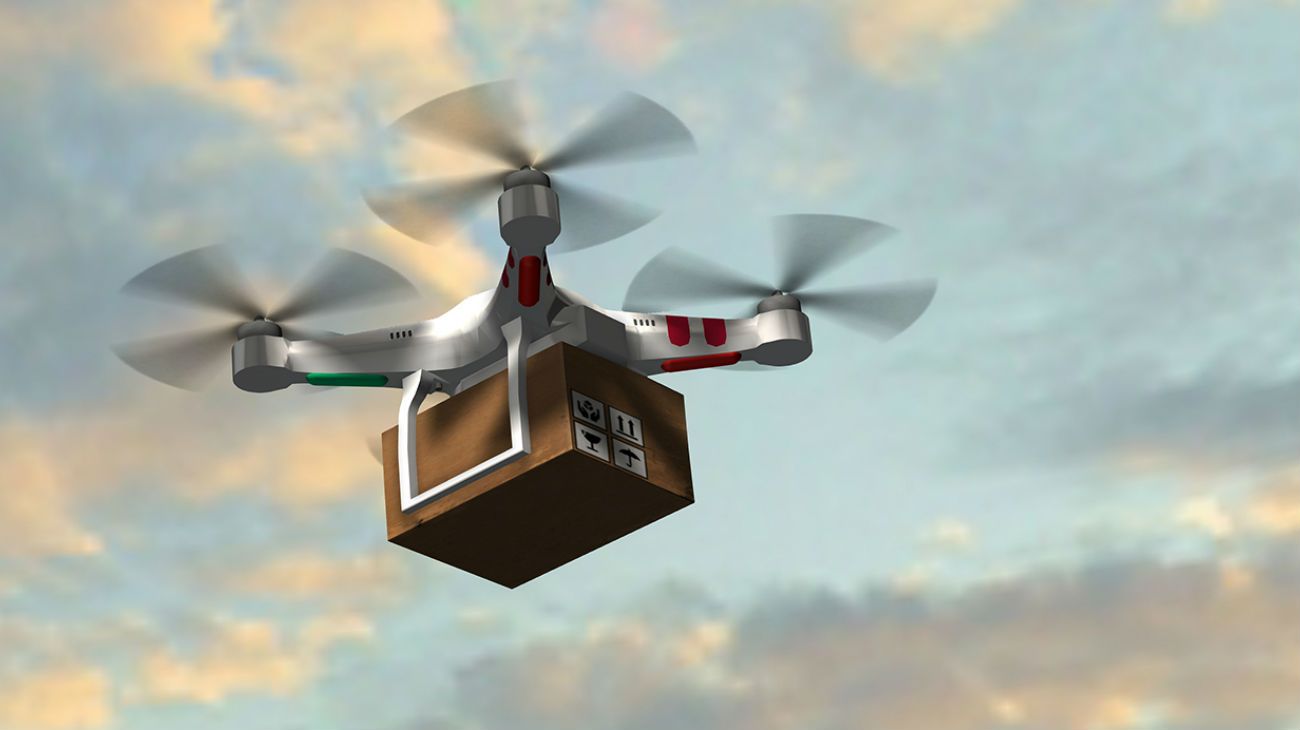 Entregar paquetes desde el cielo: autorizan la flota de drones de Amazon