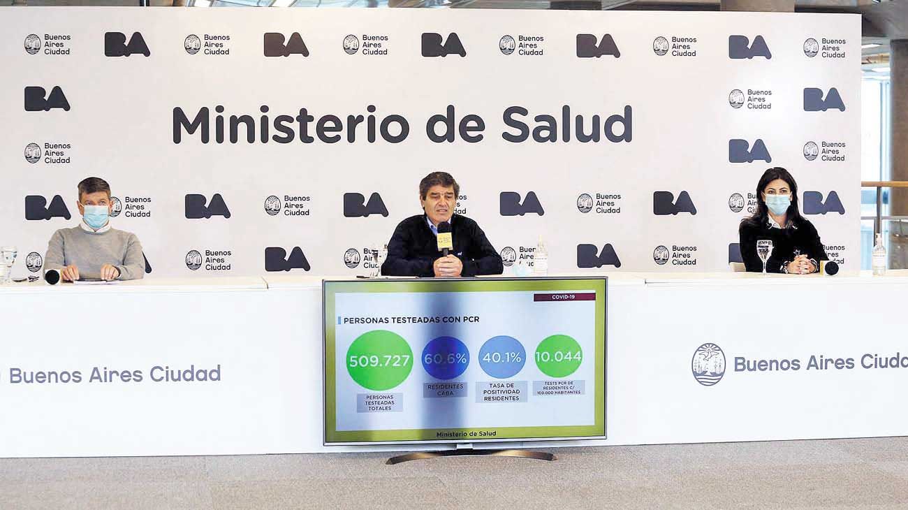 Quirós: “Ya hay un aumento en el porcentaje de gente asintomática”