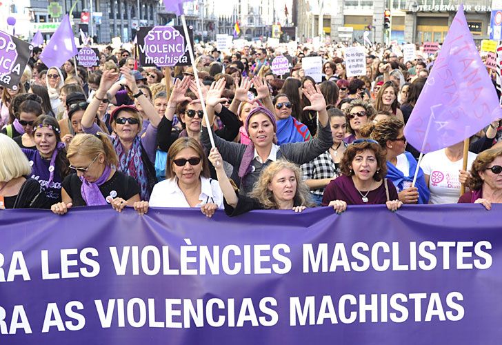 ‘Ni una menos’ español: Madrid repudió la violencia de género