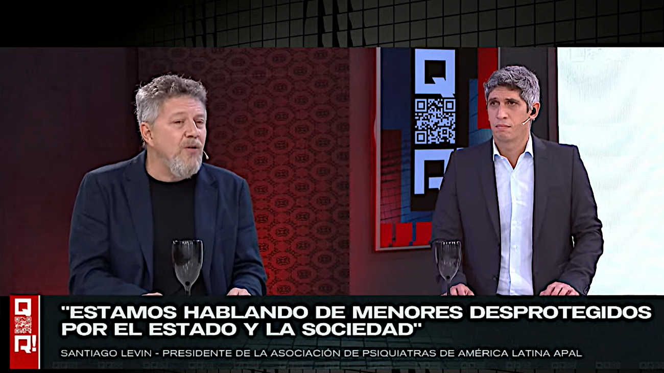"El chico que disparó es una víctima del abandono estatal", aseguró Santiago Levín a "QR!"