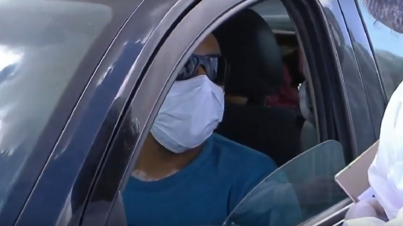 Video | Intentó cruzar el peaje con fiebre y reconoció que había estado con italianos