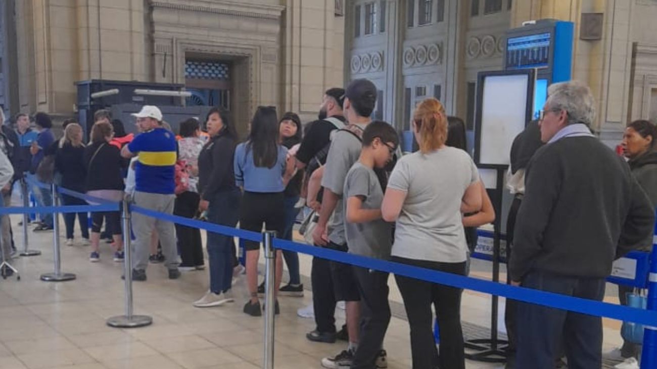 Furor por los pasajes en tren al interior