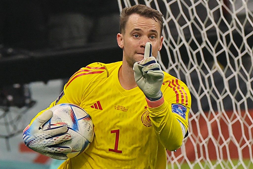 El alemán Neuer se convirtió en el arquero con más partidos jugados en mundiales