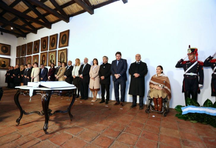 Con Macri fuera del país, Michetti preside los actos por el 9 de julio